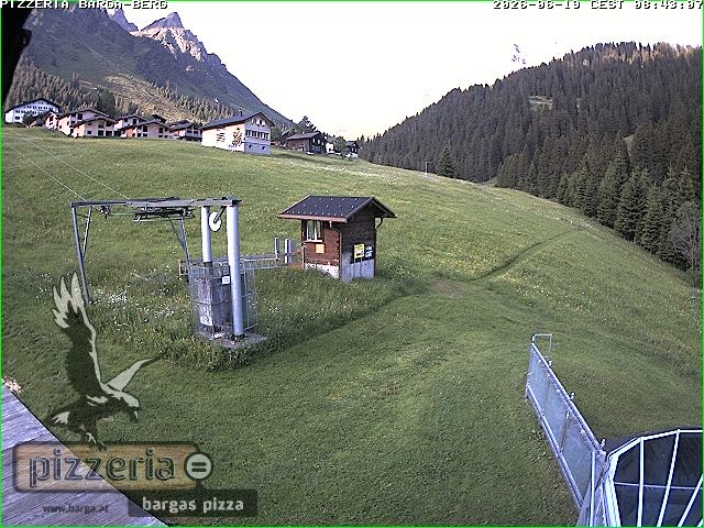 Archiv Foto Webcam Pizzeria Barga in Gargellen, Vorarlberg