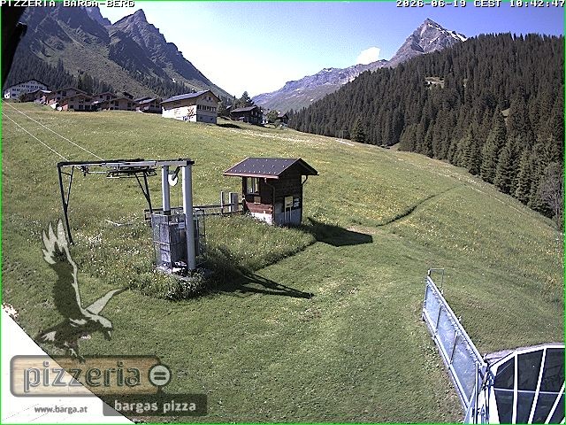 Archiv Foto Webcam Pizzeria Barga in Gargellen, Vorarlberg