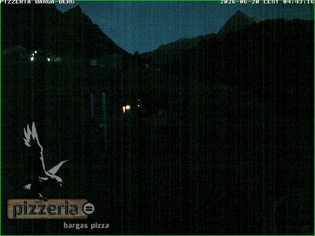 Archived image Webcam restaurant "Pizzeria Barga" in Gargellen, Vorarlberg