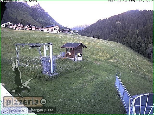 Archiv Foto Webcam Pizzeria Barga in Gargellen, Vorarlberg