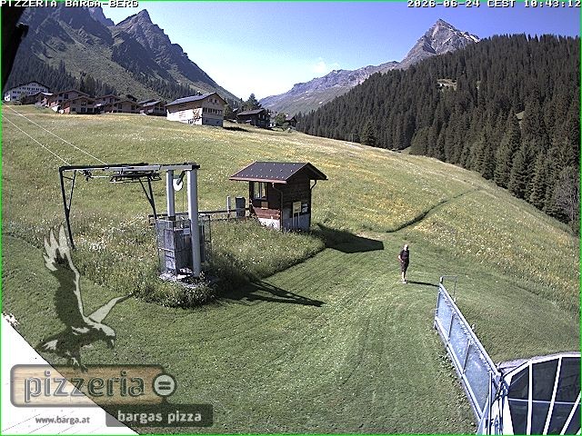 Archiv Foto Webcam Pizzeria Barga in Gargellen, Vorarlberg