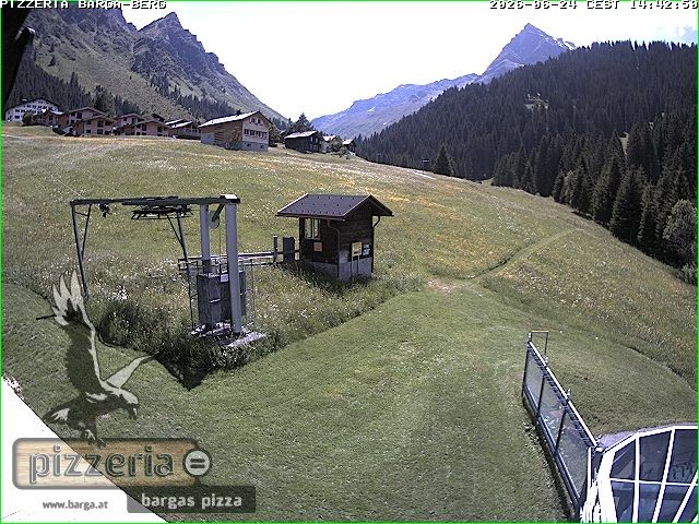 Archiv Foto Webcam Pizzeria Barga in Gargellen, Vorarlberg