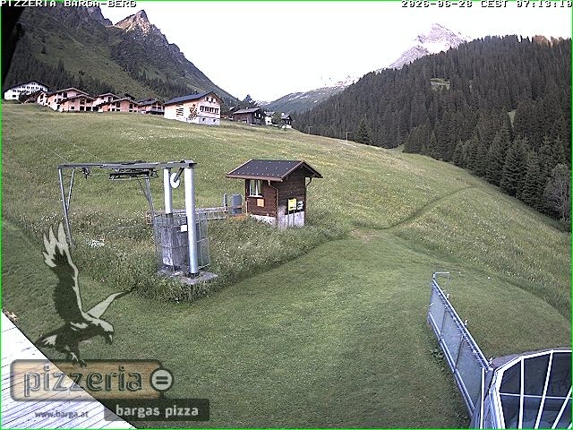 Archiv Foto Webcam Pizzeria Barga in Gargellen, Vorarlberg