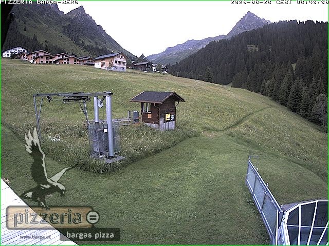 Archiv Foto Webcam Pizzeria Barga in Gargellen, Vorarlberg