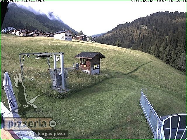 Archiv Foto Webcam Pizzeria Barga in Gargellen, Vorarlberg