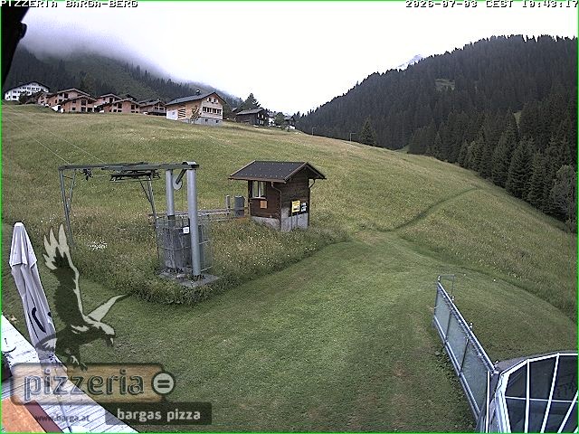 Archiv Foto Webcam Pizzeria Barga in Gargellen, Vorarlberg