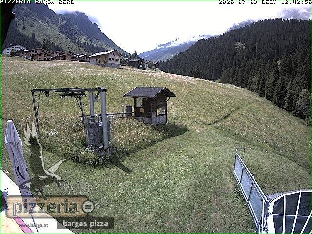 Archiv Foto Webcam Pizzeria Barga in Gargellen, Vorarlberg