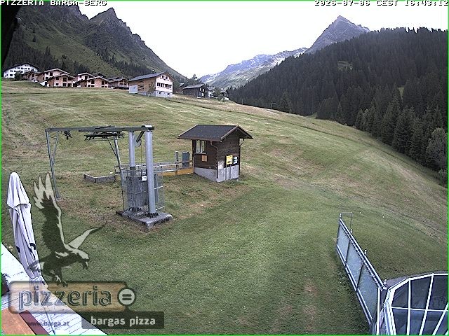 Archiv Foto Webcam Pizzeria Barga in Gargellen, Vorarlberg