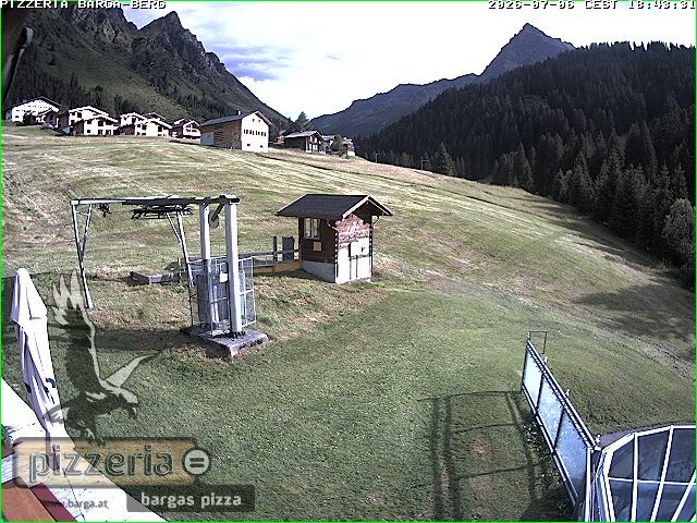 Archiv Foto Webcam Pizzeria Barga in Gargellen, Vorarlberg