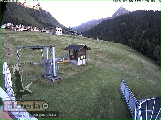 Archiv Foto Webcam Pizzeria Barga in Gargellen, Vorarlberg