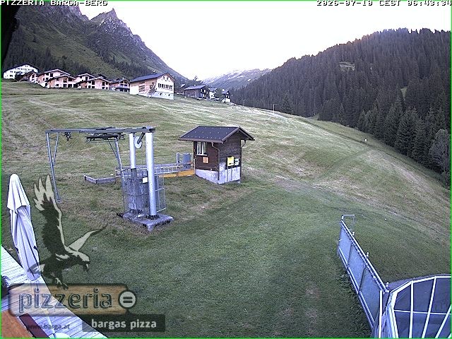 Archiv Foto Webcam Pizzeria Barga in Gargellen, Vorarlberg