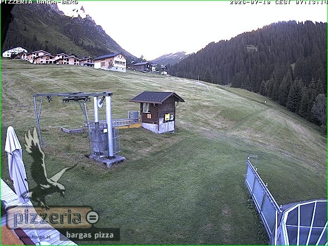 Archiv Foto Webcam Pizzeria Barga in Gargellen, Vorarlberg
