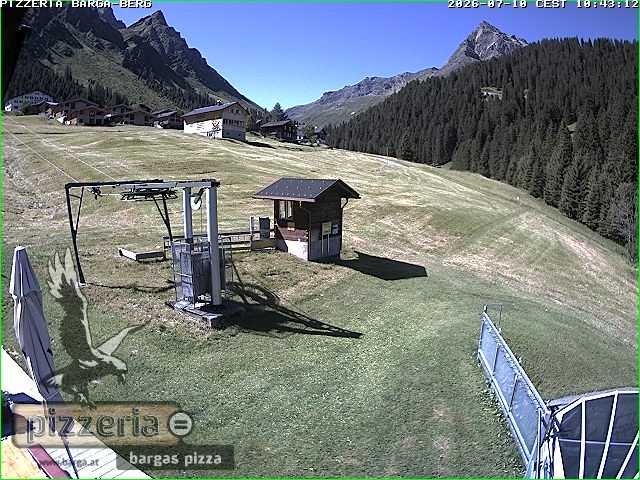 Archiv Foto Webcam Pizzeria Barga in Gargellen, Vorarlberg