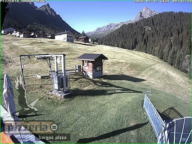Archiv Foto Webcam Pizzeria Barga in Gargellen, Vorarlberg