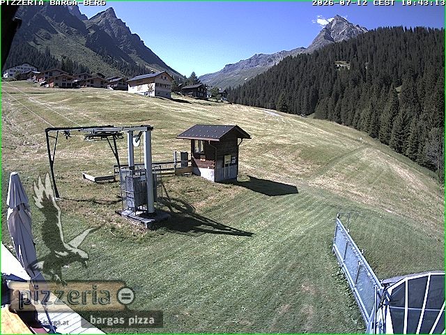 Archiv Foto Webcam Pizzeria Barga in Gargellen, Vorarlberg