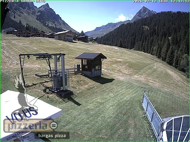 Archiv Foto Webcam Pizzeria Barga in Gargellen, Vorarlberg