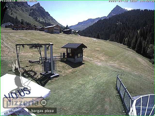 Archiv Foto Webcam Pizzeria Barga in Gargellen, Vorarlberg