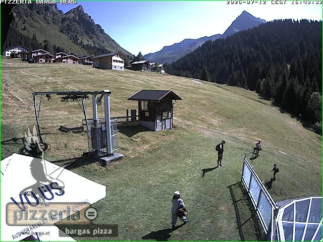 Archiv Foto Webcam Pizzeria Barga in Gargellen, Vorarlberg