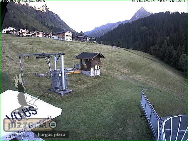 Archiv Foto Webcam Pizzeria Barga in Gargellen, Vorarlberg