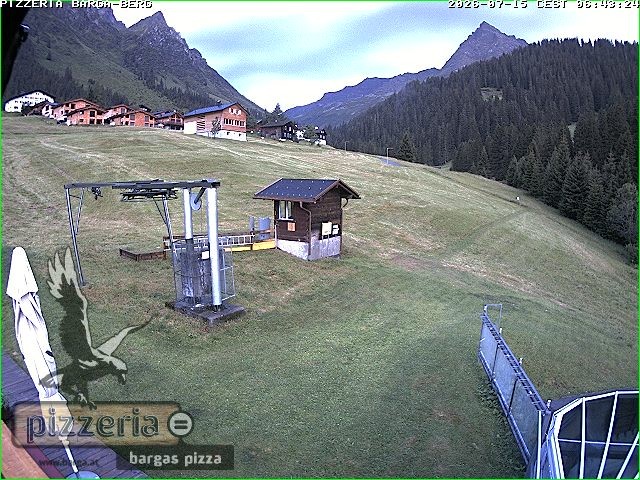 Archiv Foto Webcam Pizzeria Barga in Gargellen, Vorarlberg