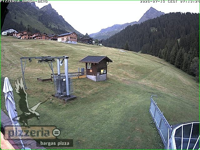 Archiv Foto Webcam Pizzeria Barga in Gargellen, Vorarlberg