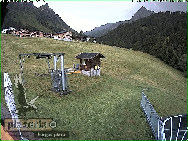 Archiv Foto Webcam Pizzeria Barga in Gargellen, Vorarlberg