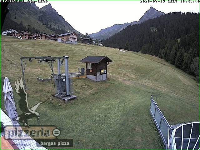 Archiv Foto Webcam Pizzeria Barga in Gargellen, Vorarlberg