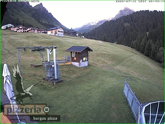 Archiv Foto Webcam Pizzeria Barga in Gargellen, Vorarlberg