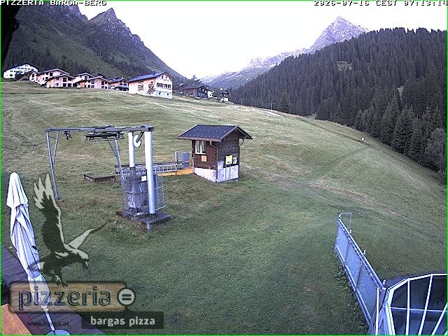Archiv Foto Webcam Pizzeria Barga in Gargellen, Vorarlberg