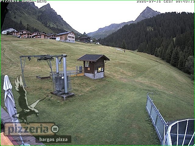 Archiv Foto Webcam Pizzeria Barga in Gargellen, Vorarlberg