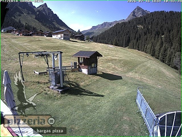 Archiv Foto Webcam Pizzeria Barga in Gargellen, Vorarlberg