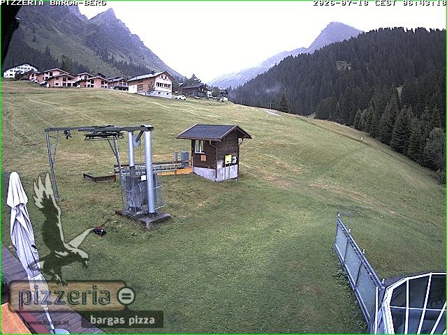 Archiv Foto Webcam Pizzeria Barga in Gargellen, Vorarlberg