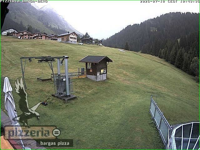 Archiv Foto Webcam Pizzeria Barga in Gargellen, Vorarlberg