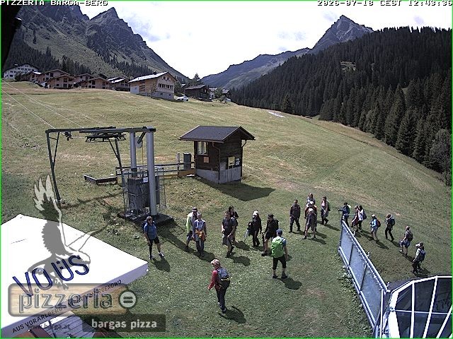 Archiv Foto Webcam Pizzeria Barga in Gargellen, Vorarlberg