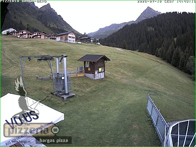 Archiv Foto Webcam Pizzeria Barga in Gargellen, Vorarlberg
