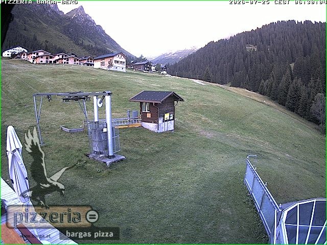 Archiv Foto Webcam Pizzeria Barga in Gargellen, Vorarlberg
