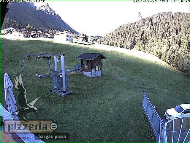 Archiv Foto Webcam Pizzeria Barga in Gargellen, Vorarlberg