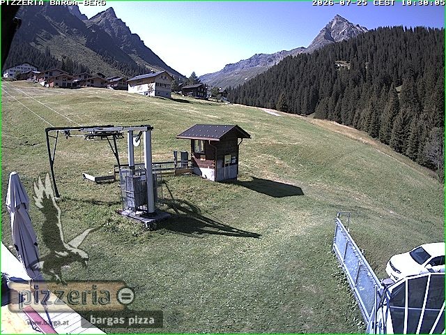 Archiv Foto Webcam Pizzeria Barga in Gargellen, Vorarlberg