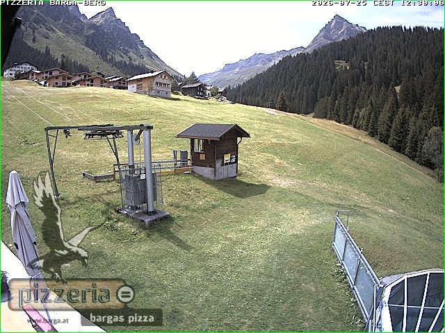 Archiv Foto Webcam Pizzeria Barga in Gargellen, Vorarlberg