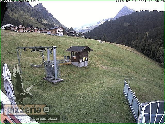 Archiv Foto Webcam Pizzeria Barga in Gargellen, Vorarlberg