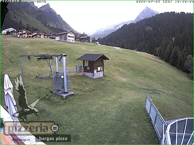 Archiv Foto Webcam Pizzeria Barga in Gargellen, Vorarlberg