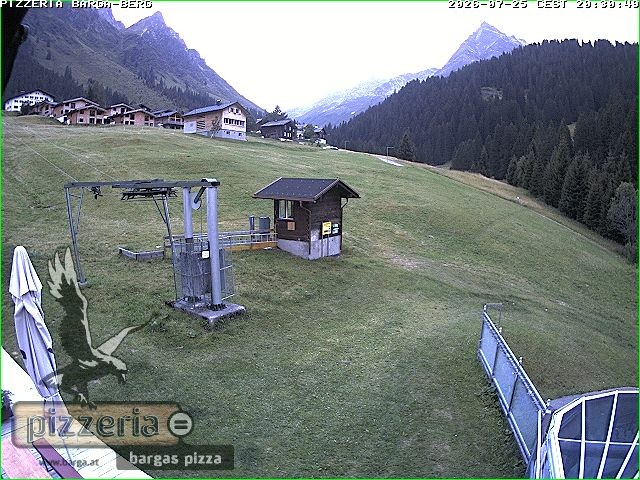 Archiv Foto Webcam Pizzeria Barga in Gargellen, Vorarlberg