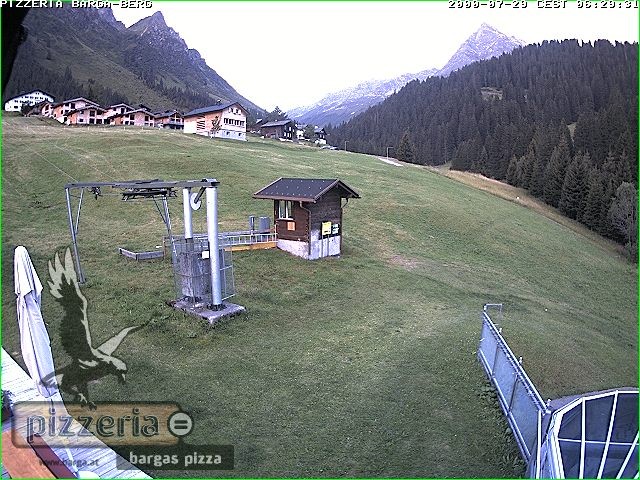 Archiv Foto Webcam Pizzeria Barga in Gargellen, Vorarlberg