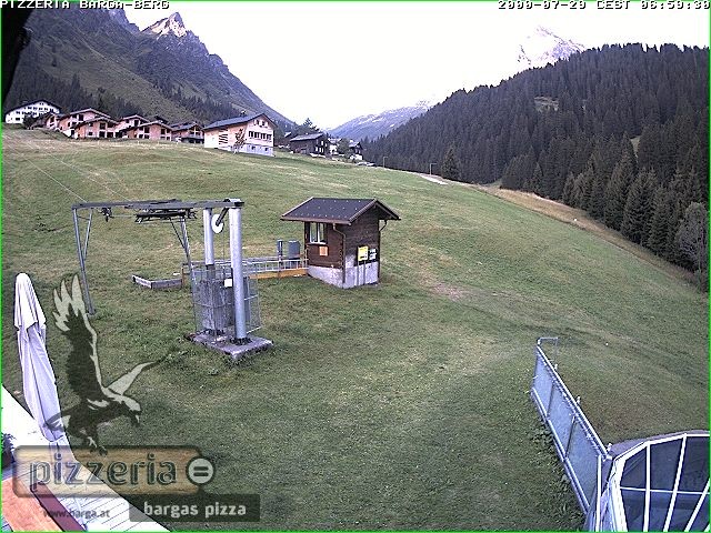 Archiv Foto Webcam Pizzeria Barga in Gargellen, Vorarlberg