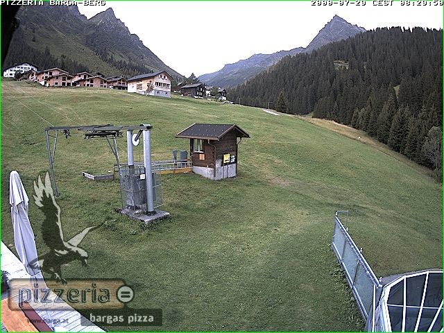 Archiv Foto Webcam Pizzeria Barga in Gargellen, Vorarlberg