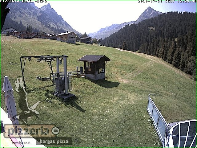 Archiv Foto Webcam Pizzeria Barga in Gargellen, Vorarlberg