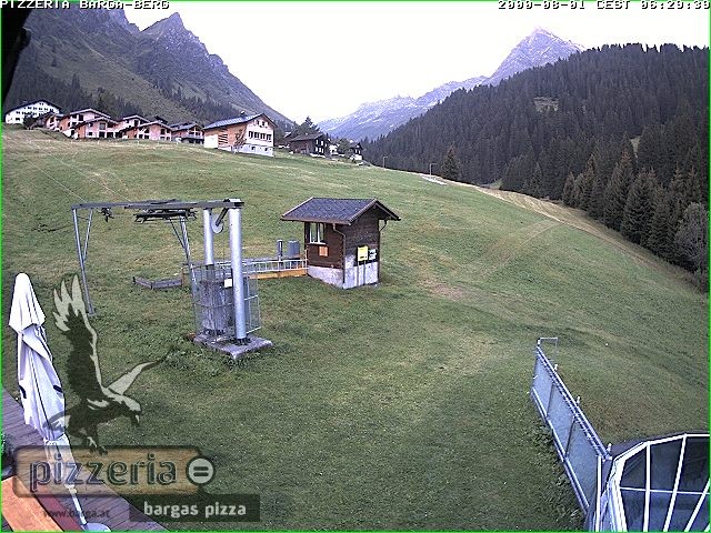 Archiv Foto Webcam Pizzeria Barga in Gargellen, Vorarlberg