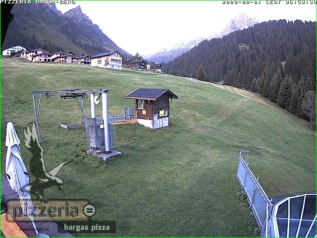 Archiv Foto Webcam Pizzeria Barga in Gargellen, Vorarlberg