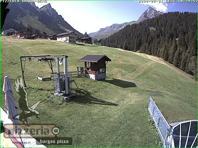 Archiv Foto Webcam Pizzeria Barga in Gargellen, Vorarlberg