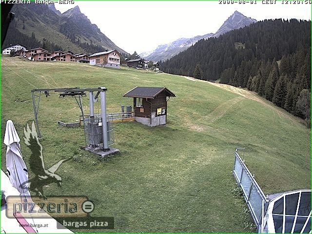 Archiv Foto Webcam Pizzeria Barga in Gargellen, Vorarlberg